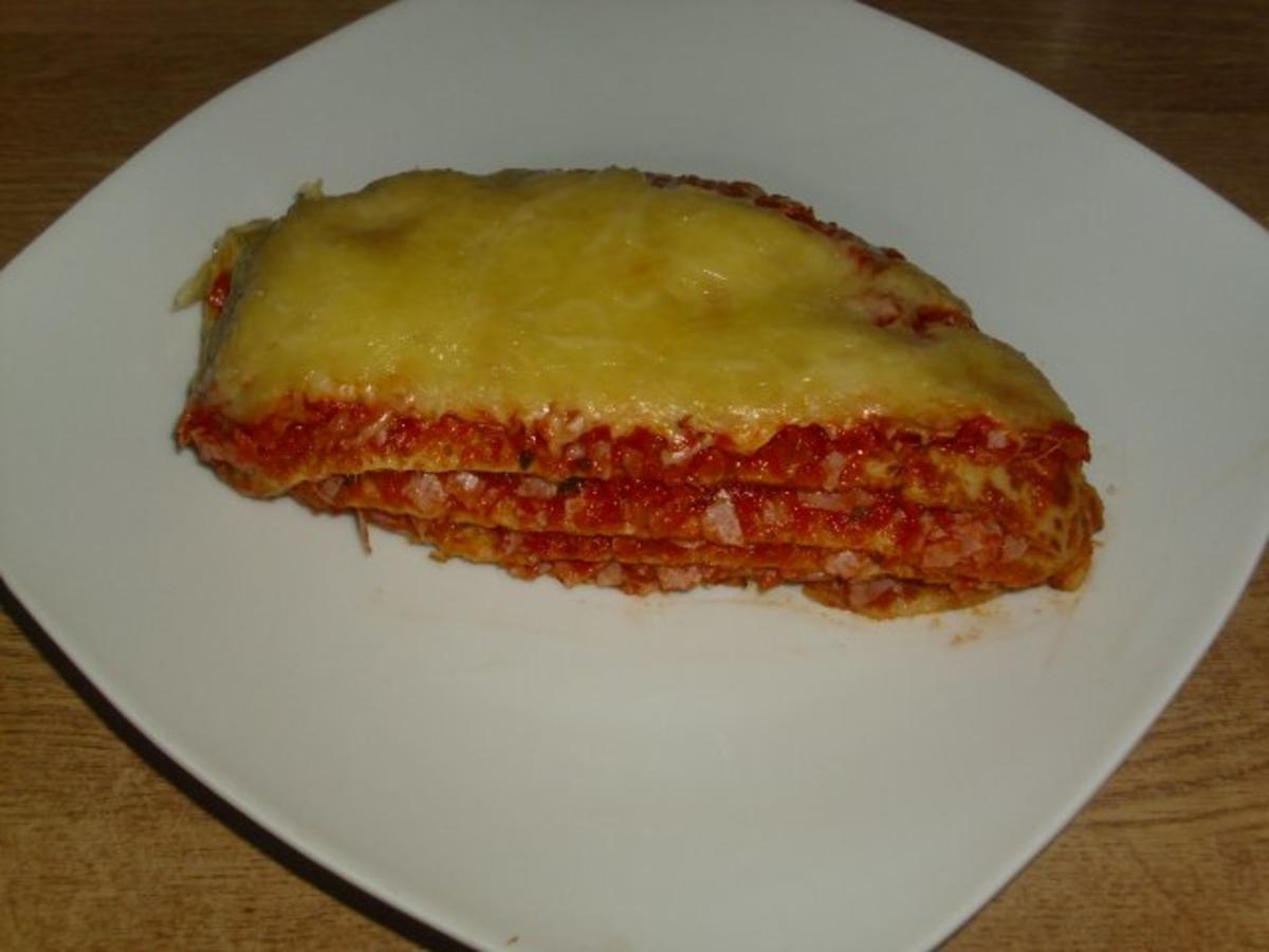 schnelle Pfannkuchen Lasagne - Rezept - Bild Nr. 2