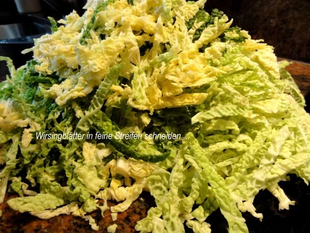 Gemüse:   WIRSING, meine pikante Variante - Rezept - Bild Nr. 2