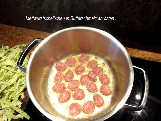 Gemüse:   WIRSING, meine pikante Variante - Rezept - Bild Nr. 3