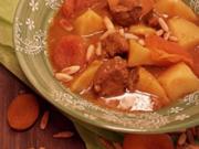 Orientalisch exotisches Lamm-Aprikosen-Curry mit Kartoffeln - Rezept