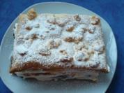 Streusel - Blätterteigkuchen - Rezept
