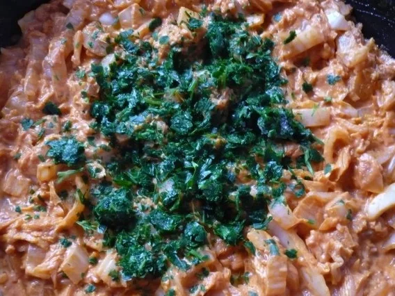 Rezept: Chinakohl mit Tomatensahne Bild Nr. 9 Chinakohl mit Tomatensahne - Rezept - Bild Nr. 9