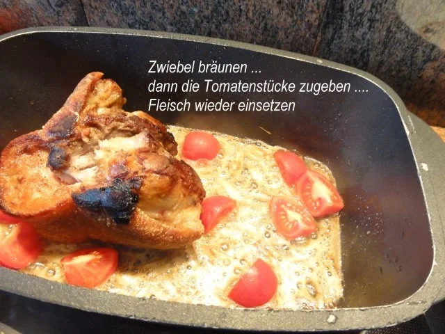 Fleisch:   SCHWEINSHAXE, geschmort - Rezept - Bild Nr. 6