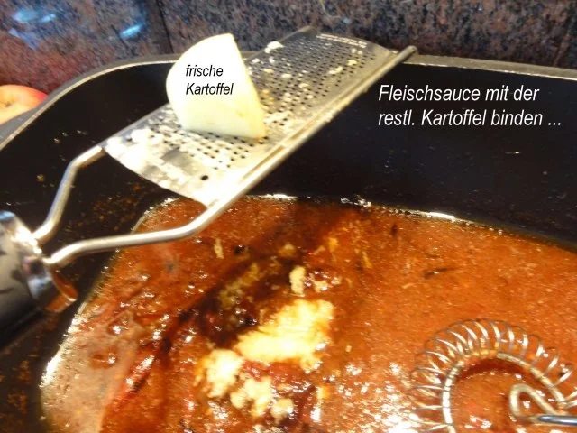 Fleisch:   SCHWEINSHAXE, geschmort - Rezept - Bild Nr. 7