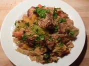 Lamm - Reis Eintopf mit Gemüse - Rezept