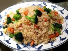 Gebratener Reis mit Gemüse - Rezept