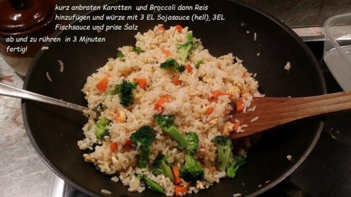 Gebratener Reis mit Gemüse - Rezept - Bild Nr. 12