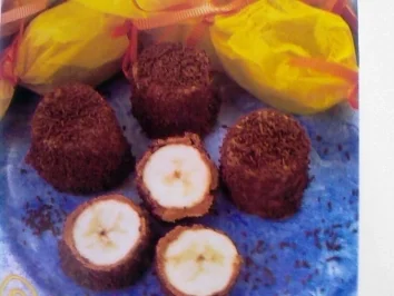 Banane im Schokomantel - Rezept