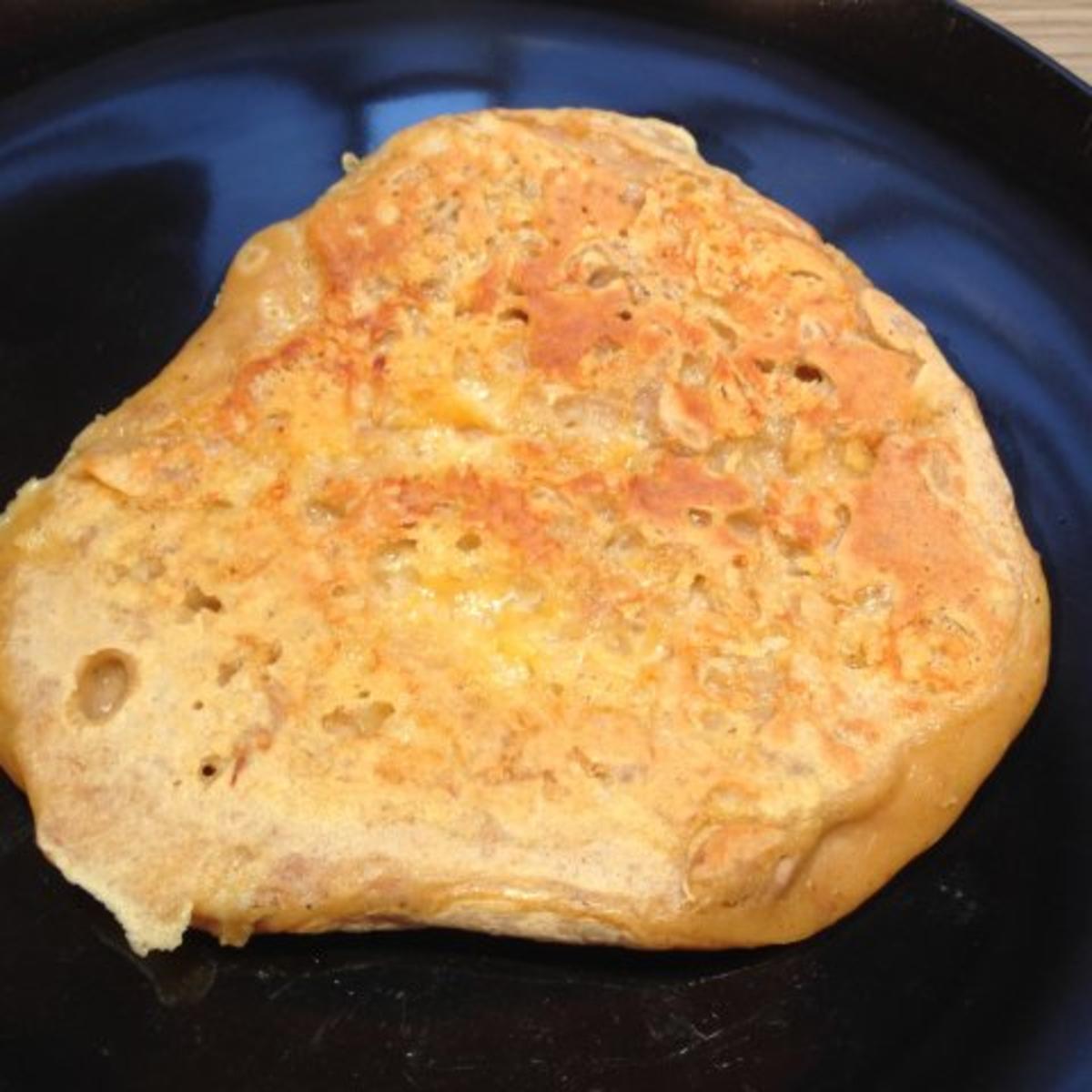 Thunfisch-Pfannkuchen mit Käse - Rezept