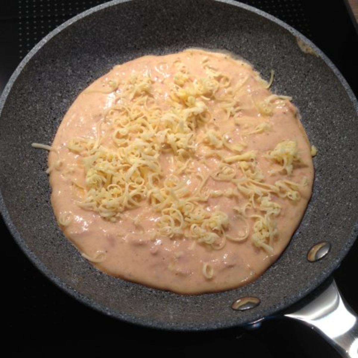 Thunfisch-Pfannkuchen mit Käse - Rezept - Bild Nr. 3