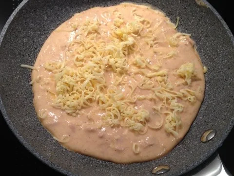 Thunfisch-Pfannkuchen mit Käse - Rezept - Bild Nr. 3