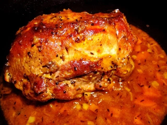 Schulterbraten vom Schwein in deftiger Biersoße - Rezept - Bild Nr. 8