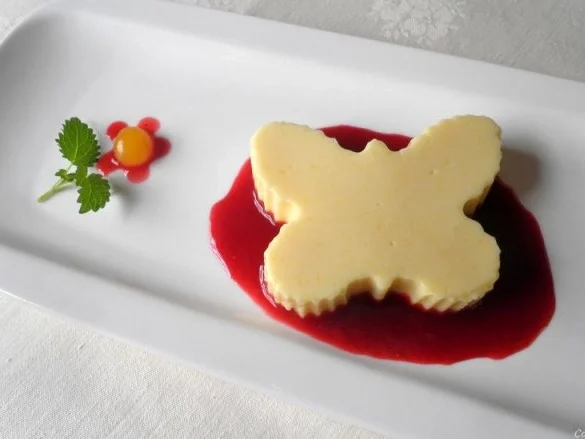 Mango - Pudding auf Himbeerspiegel ... - Rezept - Bild Nr. 4