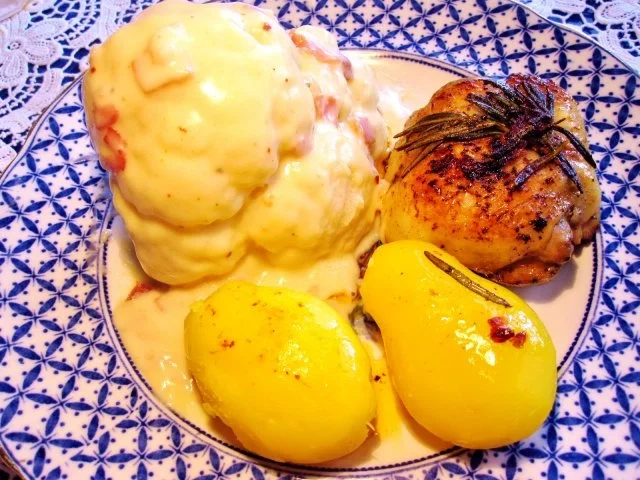 Rezept: Blumenkohl mit Schinkensoße Bild Nr. 6 Blumenkohl mit Schinkensoße - Rezept - Bild Nr. 6