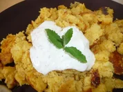 Polentaschmarrn mit Knoblauchdip - Rezept