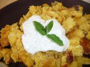 Polentaschmarrn mit Knoblauchdip - Rezept