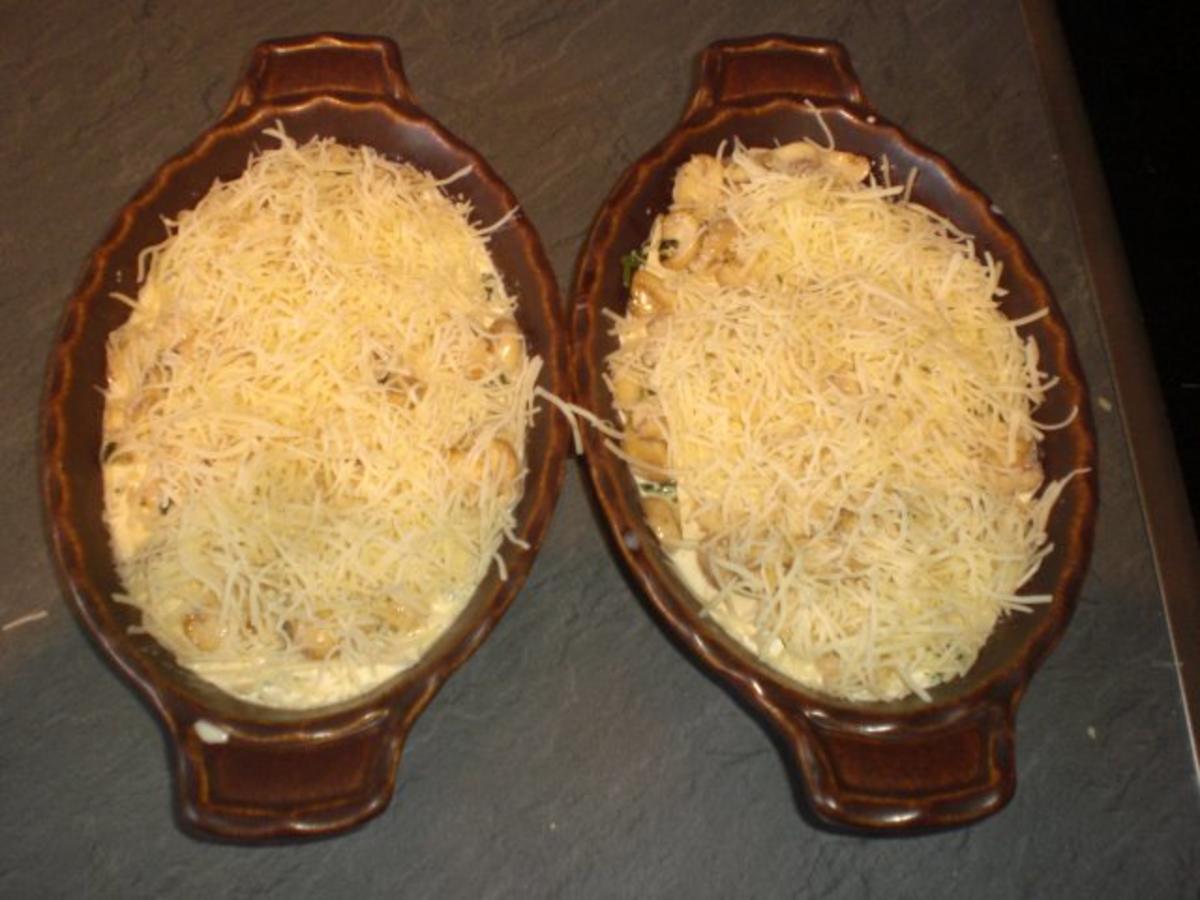 Champignon-Lasagne   für 2 Personen - Rezept - Bild Nr. 13