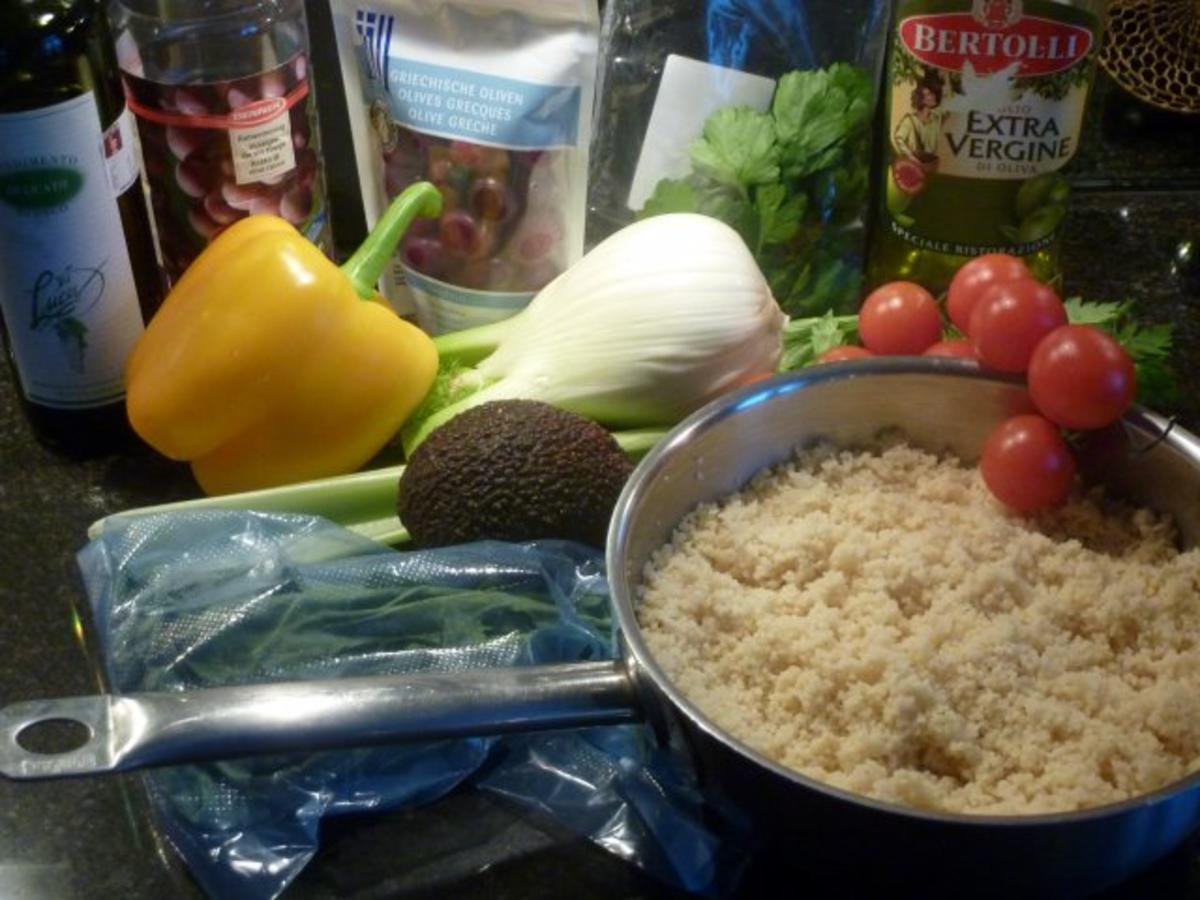 Couscous - Avocado Salat mit Anhang.... - Rezept - Bild Nr. 2