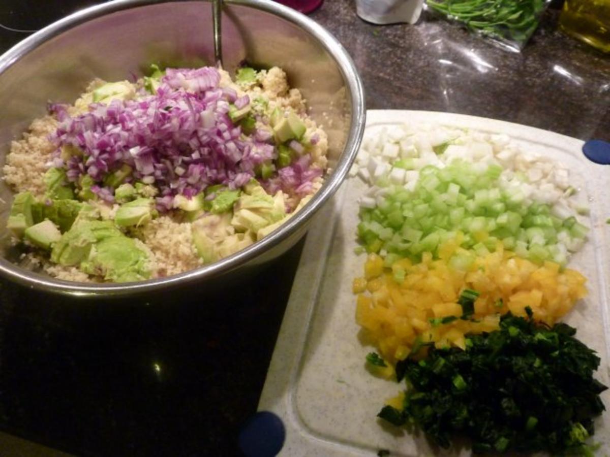 Couscous - Avocado Salat mit Anhang.... - Rezept - Bild Nr. 3