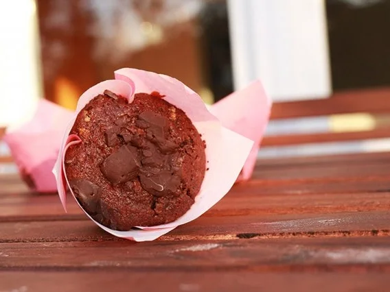 Rezept: Schokoladen Bananen Muffins Bild Nr. 2 Schokoladen Bananen Muffins - Rezept - Bild Nr. 2