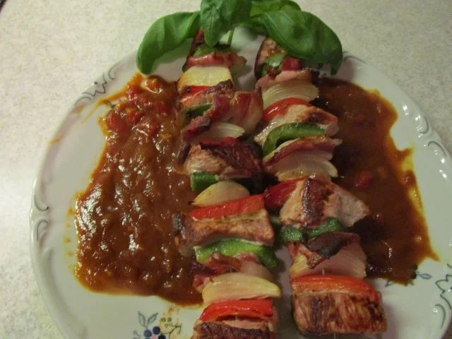 Rezept: Fleischspieße - auch für den Grill geeignet Fleischspieße - auch für den Grill geeignet - Rezept