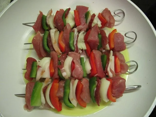 Rezept: Fleischspieße - auch für den Grill geeignet Bild Nr. 6 Fleischspieße - auch für den Grill geeignet - Rezept - Bild Nr. 6