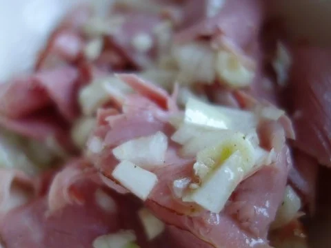 Sauren Rollschinkensalat - Rezept - Bild Nr. 7