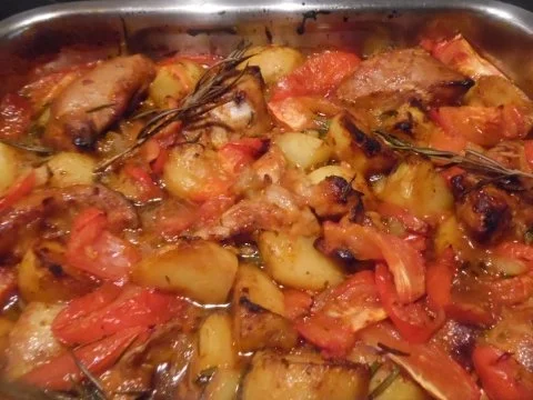 Rezept: Mediterraner Hähnchen-Auflauf Bild Nr. 2 Mediterraner Hähnchen-Auflauf - Rezept - Bild Nr. 2