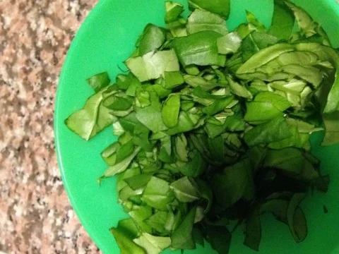 Pasta mit Tomaten grün / weiß / rot - Rezept - Bild Nr. 5