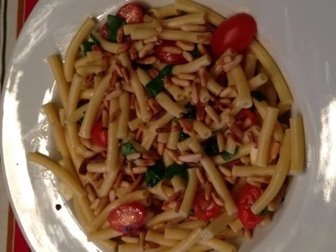 Pasta mit Tomaten grün / weiß / rot - Rezept - Bild Nr. 9