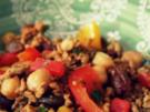 Orientalische Hackfleisch-Kichererbsen-Pfanne mit Rosinen - Rezept