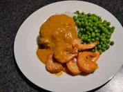 Riesengarnelen mit Pernod-Sahne Sauce - Rezept