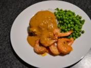 Riesengarnelen mit Pernod-Sahne Sauce - Rezept