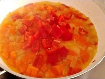 Pikante Champignons-Gemüse-Pfanne mit  Kartoffelbällchen - Rezept - Bild Nr. 10