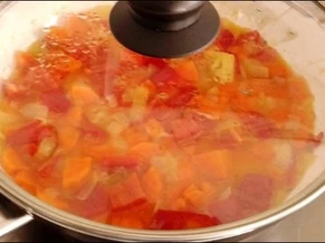 Pikante Champignons-Gemüse-Pfanne mit  Kartoffelbällchen - Rezept - Bild Nr. 11