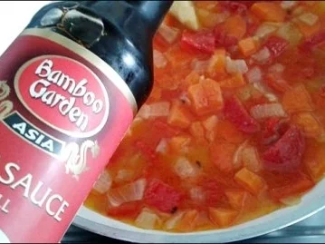 Pikante Champignons-Gemüse-Pfanne mit  Kartoffelbällchen - Rezept - Bild Nr. 13