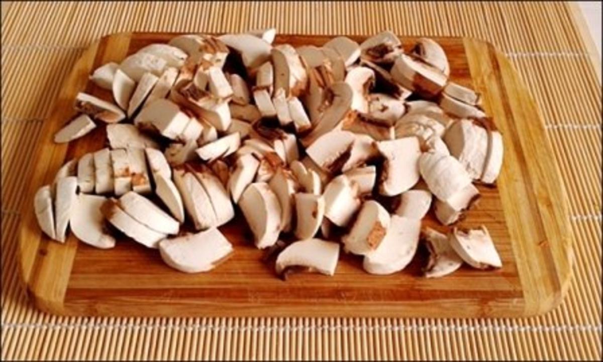 Pikante Champignons-Gemüse-Pfanne mit  Kartoffelbällchen - Rezept - Bild Nr. 15