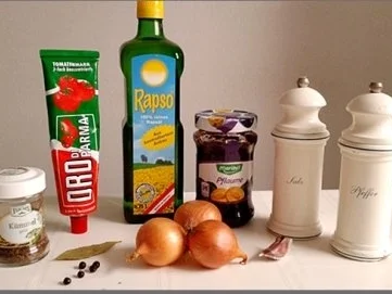 Zart geschmortes  Wildschwein-Edelgulasch mit „bunten Bandnudeln" - Rezept - Bild Nr. 4