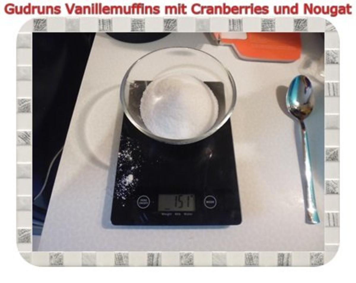 Muffins: Vanille-Muffins mit Cranberries und Nougat - Rezept - Bild Nr. 4