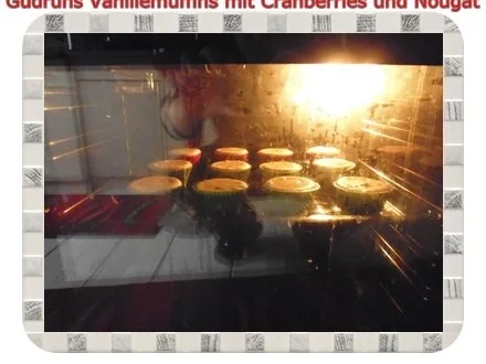 Muffins: Vanille-Muffins mit Cranberries und Nougat - Rezept - Bild Nr. 14
