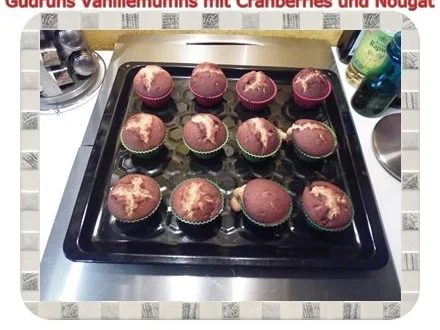 Muffins: Vanille-Muffins mit Cranberries und Nougat - Rezept - Bild Nr. 19