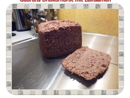 Rezept: Brot: Dreikorn-Leinsamenbrot Brot: Dreikorn-Leinsamenbrot - Rezept