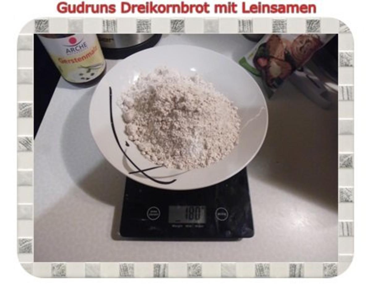 Brot: Dreikorn-Leinsamenbrot - Rezept - Bild Nr. 5