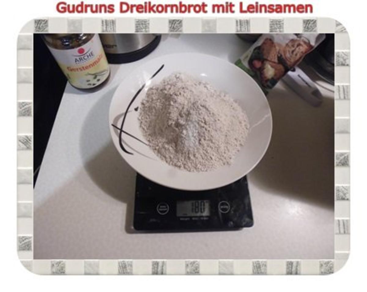 Brot: Dreikorn-Leinsamenbrot - Rezept - Bild Nr. 6