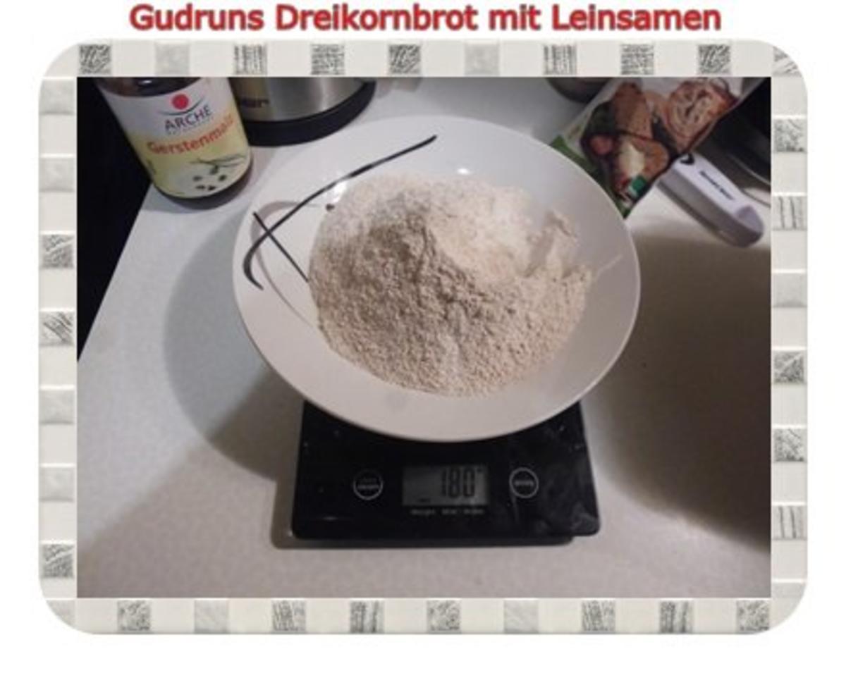 Brot: Dreikorn-Leinsamenbrot - Rezept - Bild Nr. 7