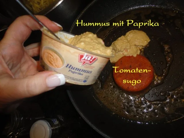 Pute in Orientsauce mit Hummus Nudeln und Kichererbsen Gemüse - Rezept - Bild Nr. 10