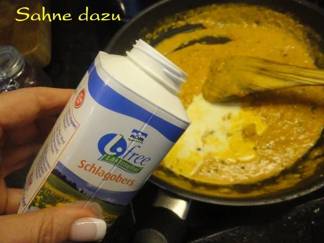 Pute in Orientsauce mit Hummus Nudeln und Kichererbsen Gemüse - Rezept - Bild Nr. 12