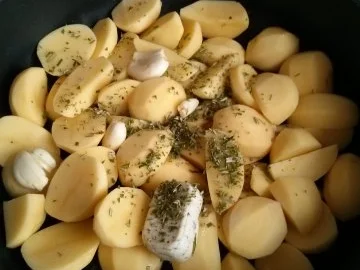 Lachs mit Rosmarienkartoffeln neben mediteranem Gemüse (auch für den Grill!!) - Rezept - Bild Nr. 4