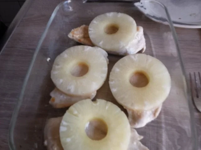 Rezept: Hawaii-Schnitzel auf Tomaten-Reis Bild Nr. 7 Hawaii-Schnitzel auf Tomaten-Reis - Rezept - Bild Nr. 7