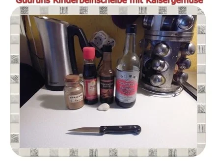 Fleisch: Rinderbeinscheibe mit Kaisergemüse - Rezept - Bild Nr. 2